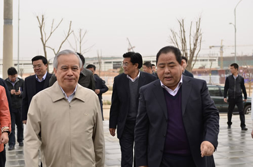 全国政协副主席王钦敏一行考察“宝运莱新区总部基地”项目